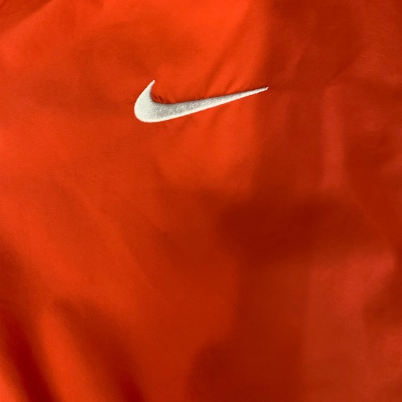 Orange Nike pullover jacket 1/4 zip Size Medium - Picture 6 of 8